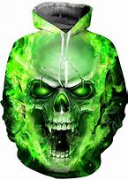 Image result for Green Skull Hoodie