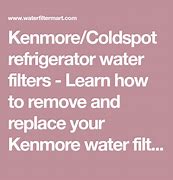 Image result for Refrigerator Water Filter Replacement
