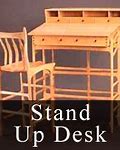 Image result for Stand Up Desk Wood