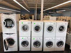 Image result for GE Damage Stackable Washer and Dryer