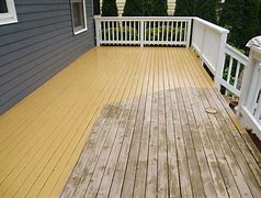 Image result for Staining a Deck Over Paint