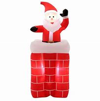 Image result for Home Depot Inflatable Santa Claus