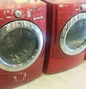 Image result for Red Front Load Washer and Dryer