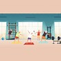 Image result for Exercising Elderly People Cartoon