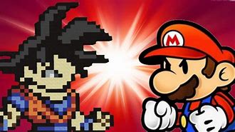 Image result for Goku vs Mario