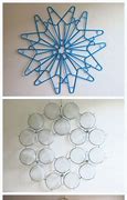 Image result for Flower Craft Idea Using Small Plastic Hangers