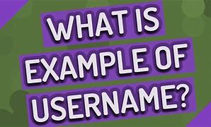 Image result for What Is a Username