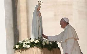 Image result for virgin mary and pope