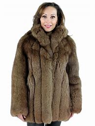 Image result for Fox Fur Coats for Women