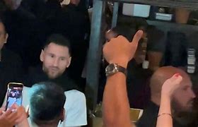 Image result for Messi mobbed at restaurant