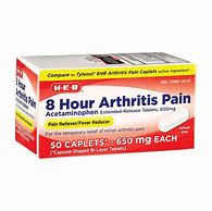 Image result for Tylenol 8 Hour Arthritis & Joint Pain - Acetaminophen Tablets | 225 Count