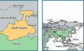 Image result for North Ossetia Alania Map