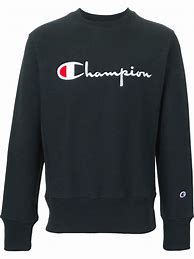 Image result for Champion Sweatshirt Logo Women's Black