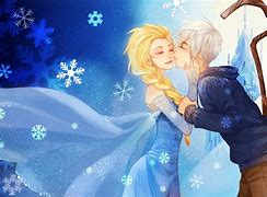 Image result for Elsa and Jack Frost