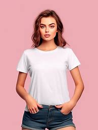 Image result for Blank White T-Shirt Mock Up