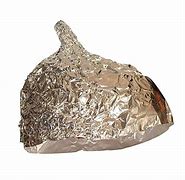 Image result for metallic tin foil hat