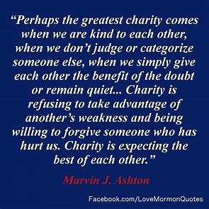 Image result for charity lds quotes