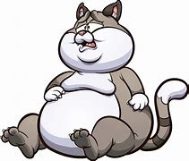 Image result for Fat Gray Cat Drawing