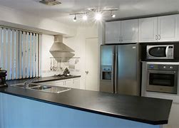 Image result for Kitchen with Open Fridge