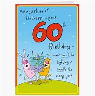 Image result for Funny 60th Birthday Greetings