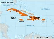 Image result for Greater Antilles Islands Map
