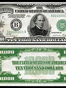 Image result for 10000 Dollar Bill Us Currency