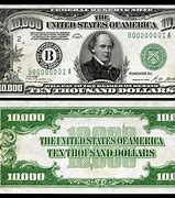 Image result for 10000 Dollar Bill United States