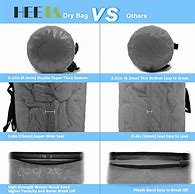 Image result for HEETA Waterproof Dry Bag For Women Men, 5L/ 10L/ 20L/ 30L/ 40L Roll Top Lightweight Dry Storage Bag Backpack With Phone Case For Travel, Swimming,