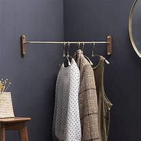 Image result for Brass Hanging Clothes Rack