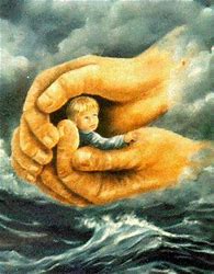 Image result for public domain picture of god holding child