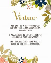 Image result for YW Virtues