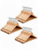 Image result for Personalized Wooden Clothes Hangers