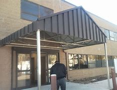 Image result for Commercial Round Metal Awnings Canopies