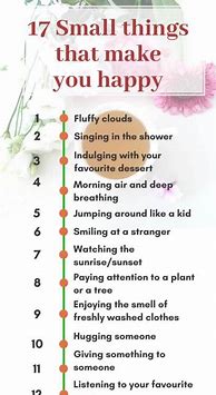 Image result for Happy Things List