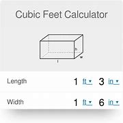 Image result for 1 Cubic Foot