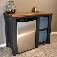 Image result for Cabinet for Mini Fridge and Coffee Bar