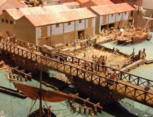 Image result for A model of London in 85 to 90 AD on display in the Museum of London, depicting the first bridge over the Thames. Author: Steven G. Johnson. CC BY-SA 3.0A model of London in 85 to 90 AD on display in the Museum of London, depicting the first bridge over the Thames. Author: Steven G. Johnson. CC BY-SA 3.0
