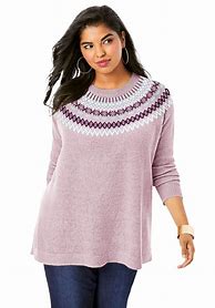 Image result for Plus Size Fair Isle Sweater