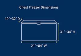 Image result for chest freezer sizes
