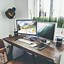 Image result for Reclaimed Wood Wall Desk