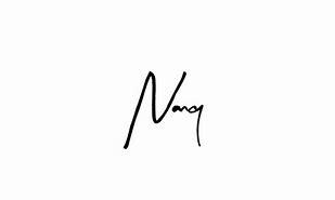 Image result for Signature for Nancy