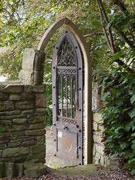 Image result for Gothic Garden Gate Wooden