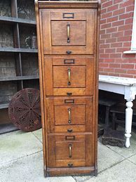 Image result for Old Oak Filing Cabinet