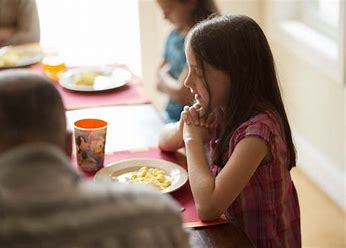 Image result for free pictures of girl praying at dinner