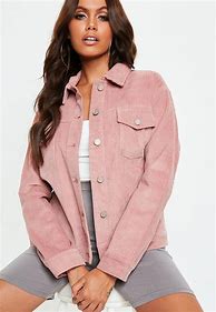 Image result for pink denim jacket oversized