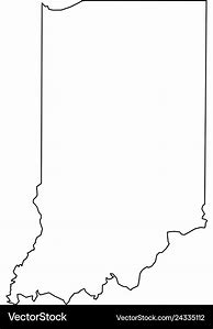 Image result for Indiana Map Black and White