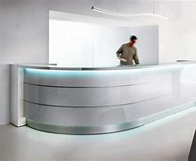 Image result for Curved Reception Desk Design