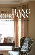 Image result for How to Hang Curtains