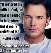 Image result for Chris Pratt Quotes On Faith