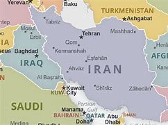 Image result for Iran and Iraq On World Map